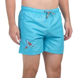 FRANKS AUSTRALIA Neon Macaw Embroidered Swim Short